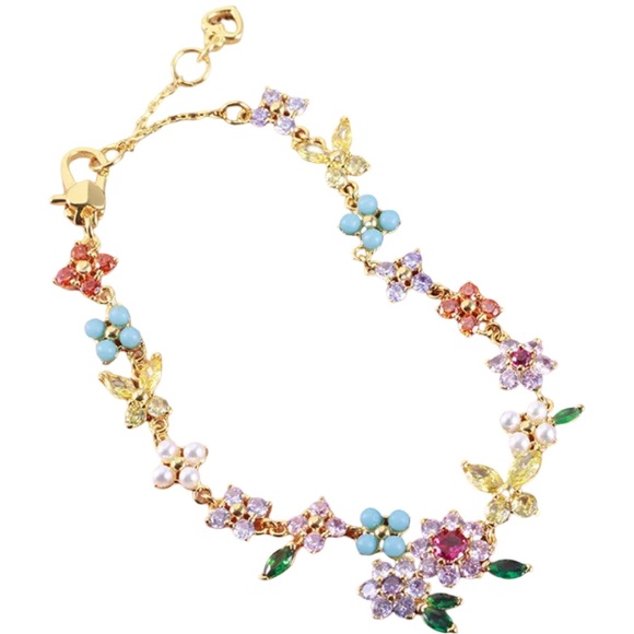 KATE SPADE • New Bloom Flower Butterfly Bracelet - Picture 5 of 5